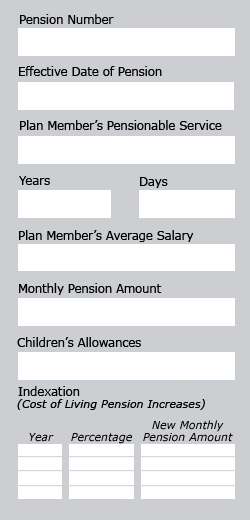 (Image description is located below) This picture is part of the electronic booklet that can be used to provide more in depth personal pension information for members.