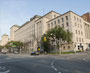 Enlarged image of front view of the West Memorial Building, corner of Wellington Street and Bay Street (west side of the building).